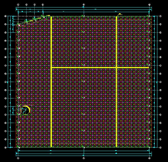 江油东营金岭化工大王煤棚网架