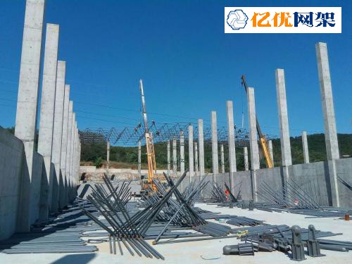 江油料棚网架设计